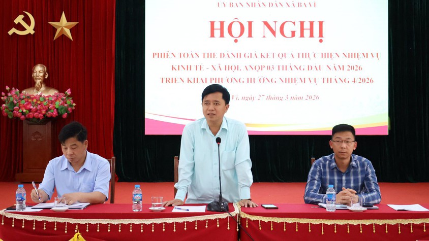 HỘI NGHỊ PHIÊN TOÀN THỂ UBND XÃ BA VÌ THÁNG 3 NĂM 2026