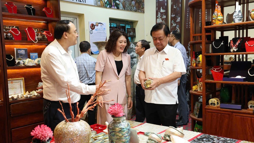 Đồng chí Phó Chủ tịch Quốc hội Lê Minh Hoan về thăm, làm việc tại xã Chuyên Mỹ