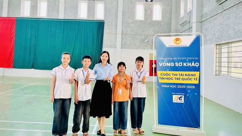 TRƯỜNG TIỂU HỌC TÒNG BẠT: DẤU ẤN RỰC RỠ TẠI VÒNG SƠ KHẢO CUỘC THI TÀI NĂNG TIN HỌC TRẺ QUỐC TẾ NĂM HỌC 2025 – 2026