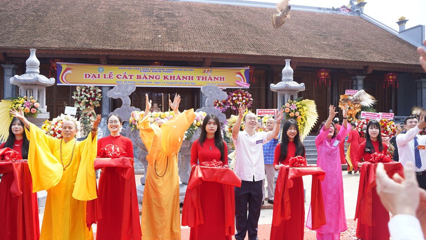 Lễ khánh thành chùa Diên Phúc - thôn Đại Nghiệp