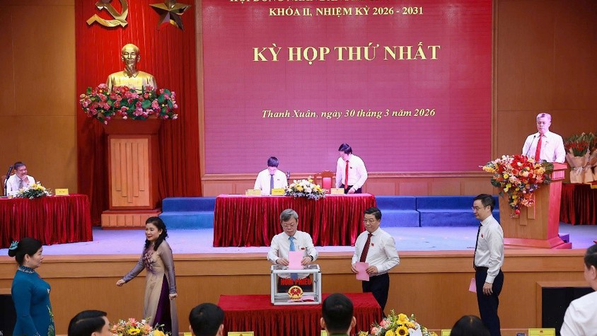 Phường Thanh Xuân tổ chức thành công Kỳ họp thứ Nhất HĐND phường khóa II, nhiệm kỳ 2026-2031