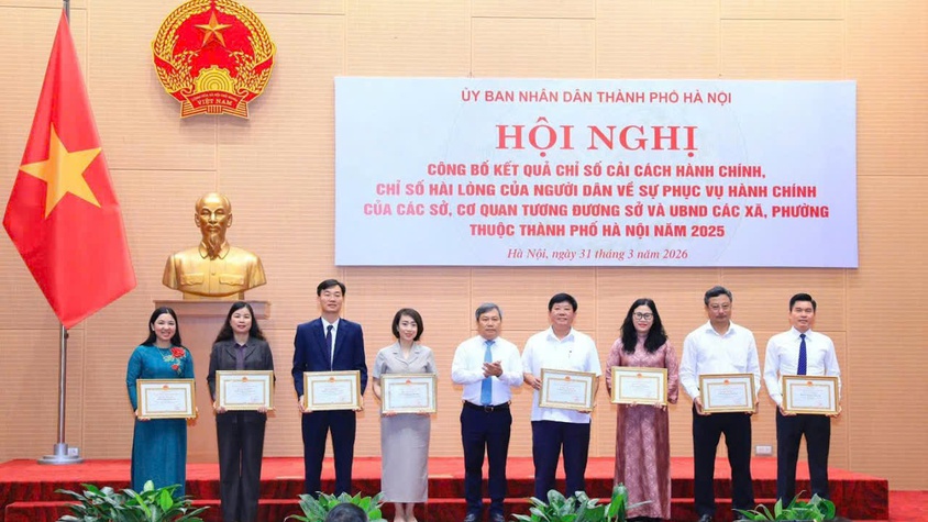 Phường Tùng Thiện dẫn đầu các xã, phường trên địa bàn thành phố về Chỉ số cải cách hành chính năm 2025