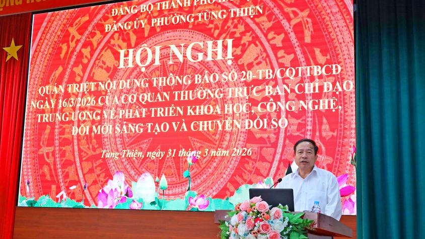 Đảng ủy phường Tùng thiện quán triệt các văn bản  trọng của Trung ương và Thành ủy Hà Nội ; Phát động Cuộc thi chính luận về bảo vệ nền tảng tư tưởng của Đảng năm 2026