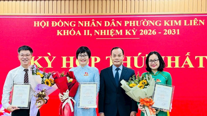 Phường Kim Liên kiện toàn bộ máy chính quyền nhiệm kỳ 2026 - 2031