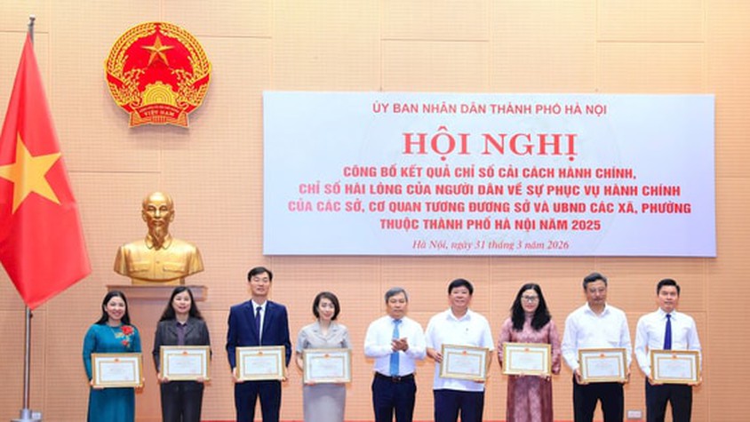 Xuân Mai dự Hội nghị trực tuyến công bố kết quả Chỉ số cải cách hành chính năm 2025 của UBND thành phố Hà Nội