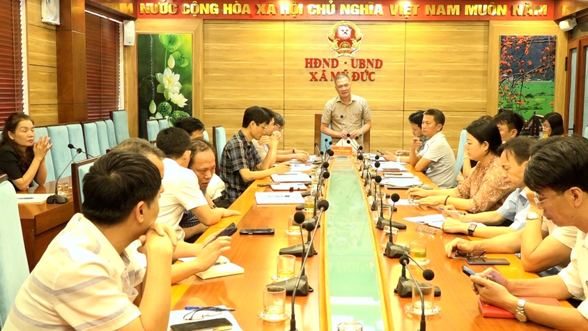 UBND xã Mỹ Đức đánh giá kết quả công tác chỉ đạo, điều hành Quý I năm 2026