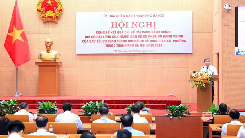Hà Nội công bố kết quả chỉ số cải cách hành chính năm 2025