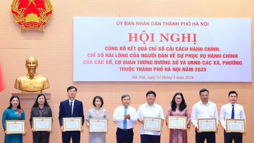 Phường Ô Chợ Dừa dẫn đầu Chỉ số cải cách hành chính năm 2025 khối phường nhóm I