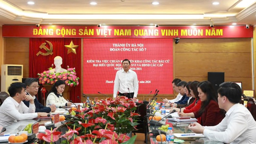 Chủ nhiệm Ủy ban Kiểm tra Thành ủy Đỗ Anh Tuấn: Tăng cường tuyên truyền, để bầu cử là ngày hội của toàn dân