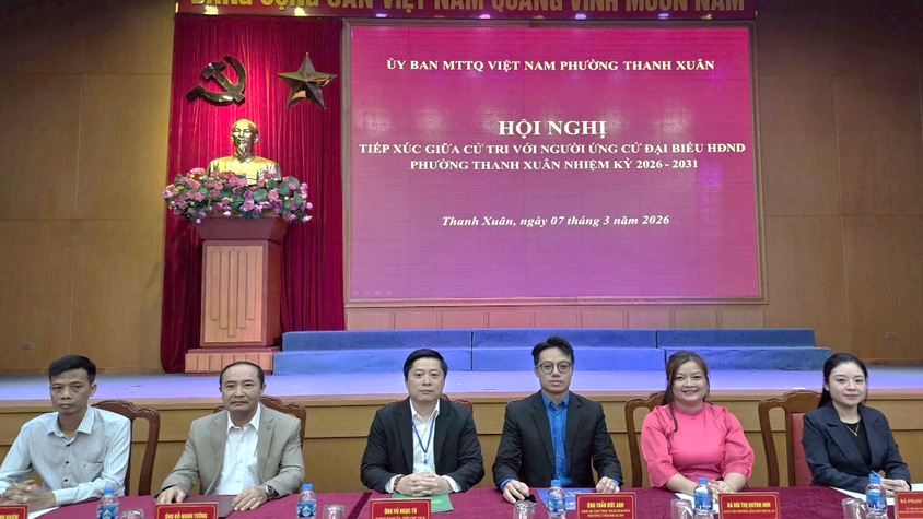 Tổ chức hội nghị tiếp xúc cử tri tại Đơn vị bầu cử số 04