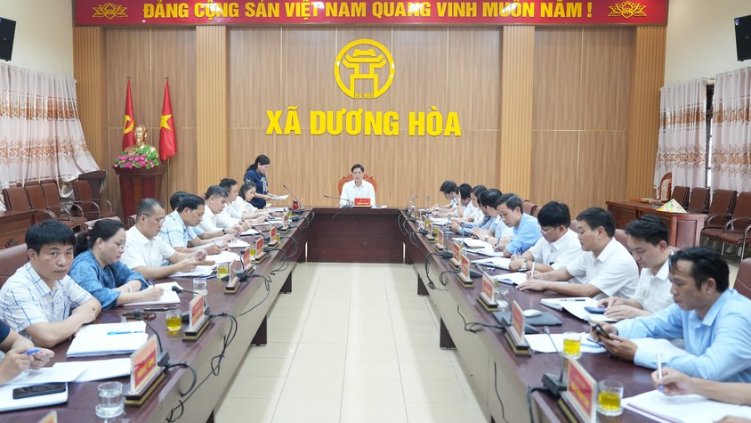 Ban Chấp hành Đảng bộ xã Dương Hoà khoá I, nhiệm kỳ 2025-2030 tổ chức Kỳ họp thứ 11 