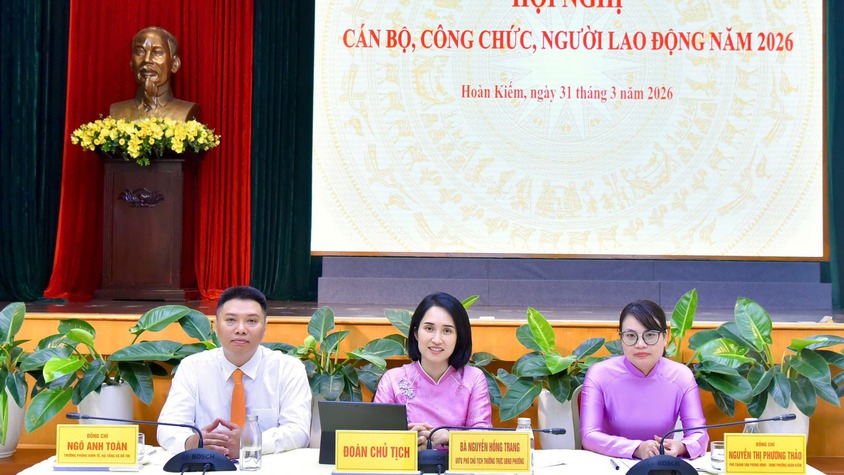 Hội nghị cán bộ, công chức, người lao động cơ quan UBND phường Hoàn Kiếm năm 2026