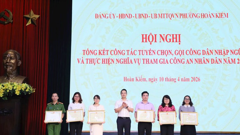 Phường Hoàn Kiếm thực hiện tốt công tác tuyển chọn gọi công dân nhập ngũ