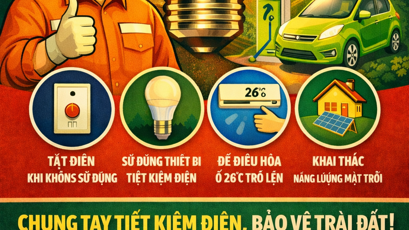 CHUNG TAY TIẾT KIỆM ĐIỆN VÌ MÙA HÈ AN TOÀN, ỔN ĐỊNH