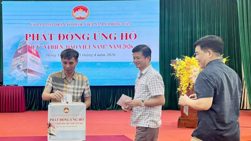 Xã Hồng Vân đã tổ chức phát động và kêu gọi ủng hộ Quỹ 