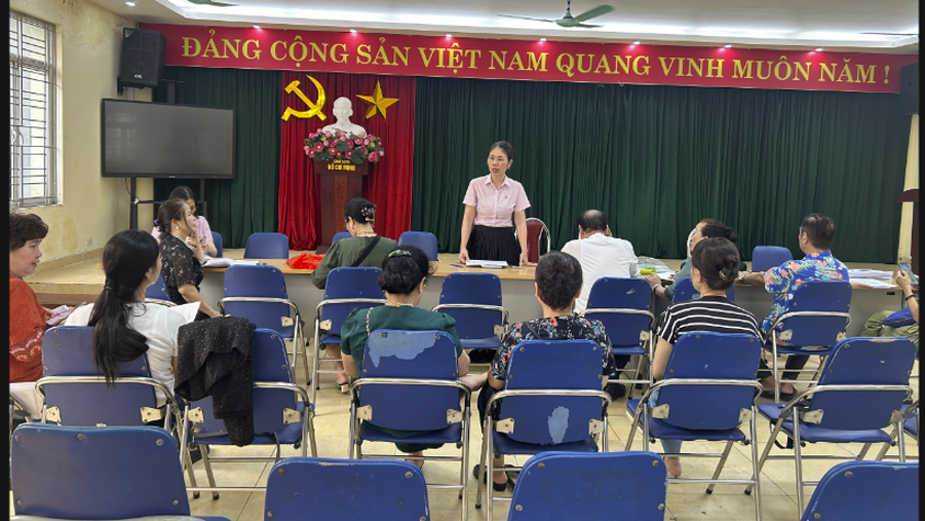 TẬP HUẤN NÂNG CAO NĂNG LỰC VÀ CHẤT LƯỢNG HOẠT ĐỘNG CHO CÁC TỔ TRƯỞNG TỔ TIẾT KIỆM VÀ VAY VỐN PHƯỜNG ĐỐNG ĐA

