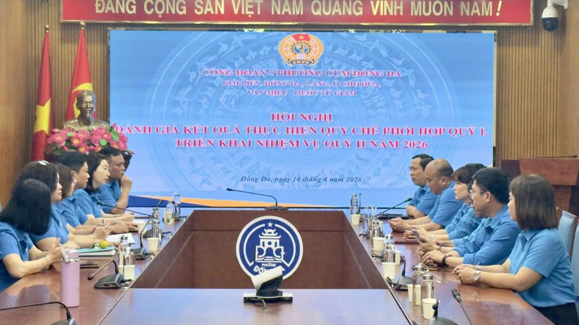 HOÀN THÀNH TỐT QUY CHẾ PHỐI HỢP QUÝ I – CÔNG ĐOÀN 5 PHƯỜNG CỤM ĐỐNG ĐA NGHIÊM TÚC THỰC HIỆN CHỈ ĐẠO CỦA LĐLĐ THÀNH PHỐ, CỦA ĐẢNG ỦY VÀ PHỐI HỢP CHẶT CHẼ VỚI MTTQ