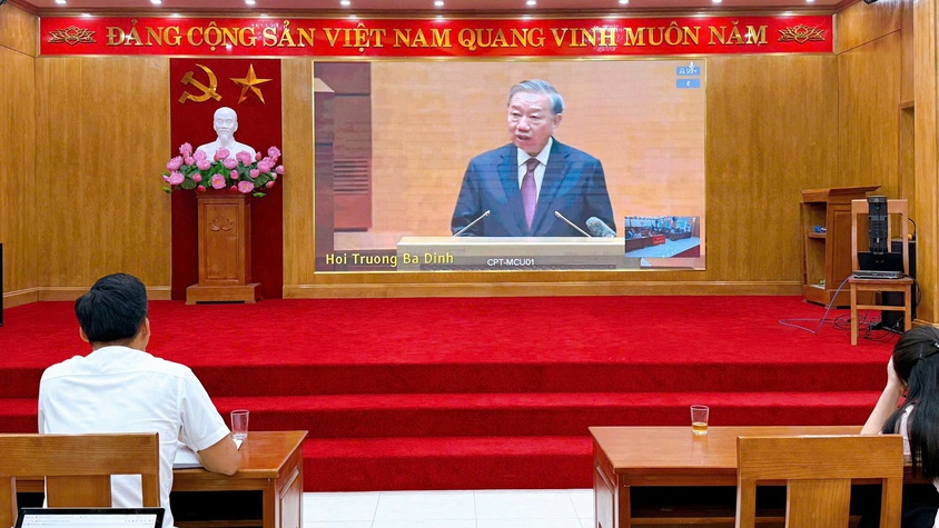 Phường Thanh Liệt dự Hội nghị toàn quốc nghiên cứu, học tập và quán triệt Nghị quyết Trung ương 2 khóa XIV