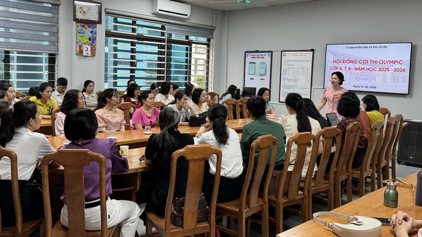Xã Phú Xuyên tổ chức Kỳ thi Olympic các môn văn hóa lớp 6, 7, 8 năm học 2025 – 2026
