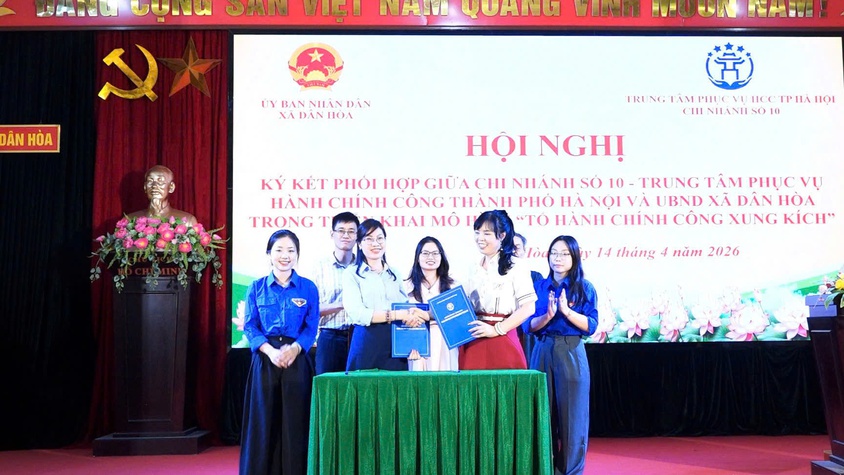 KÝ KẾT CHƯƠNG TRÌNH PHỐI HỢP TRIỂN KHAI MÔ HÌNH 