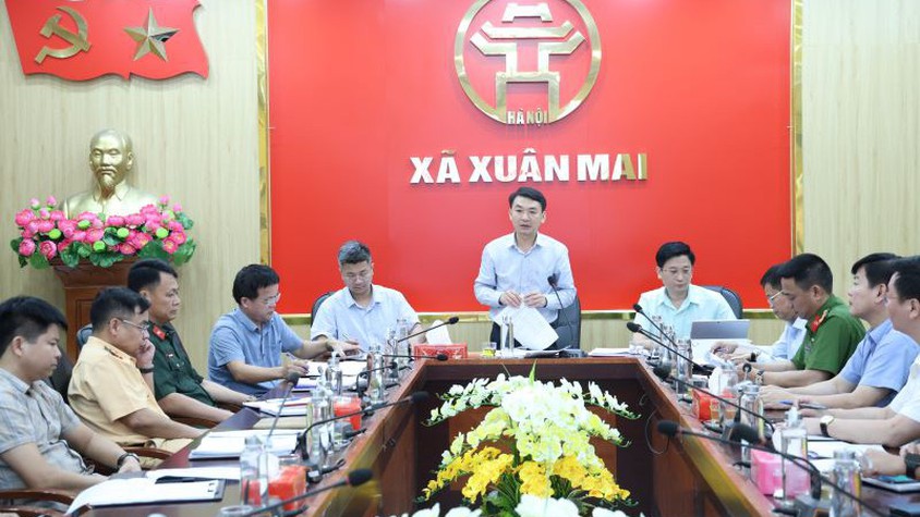 Xuân Mai: Đối thoại với lãnh đạo các tổ chức, cơ quan, đơn vị trên địa bàn xã bị ảnh hưởng bởi dự án cải tạo, nâng cấp Quốc lộ 6