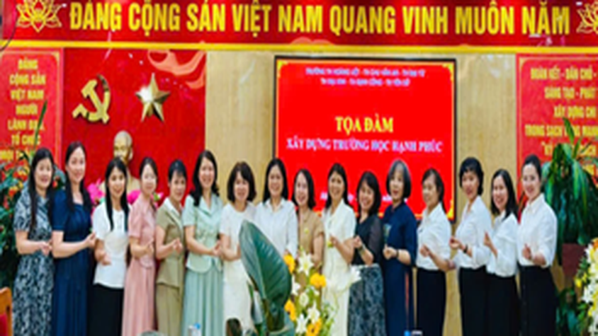 Trường Tiểu học Hoàng Liệt tổ chức giao lưu sáng kiến, tọa đàm “Trường học hạnh phúc”
