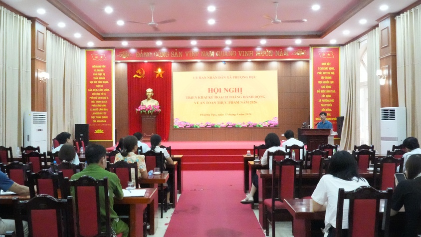 Xã Phượng Dực: Triển khai Kế hoạch Tháng hành động vì An toàn thực phẩm năm 2026