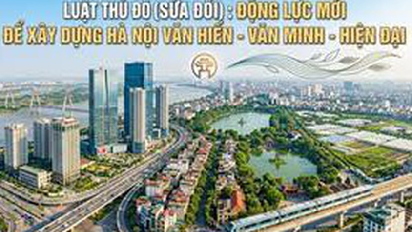 Tài liệu thông tin, tuyên truyền về công tác xây dựng dự án Luật Thủ đô (sửa đổi)