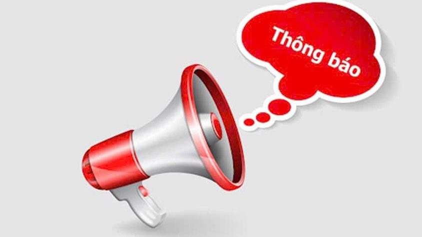 Thông báo: Về việc thực hiện giờ làm việc mùa hè