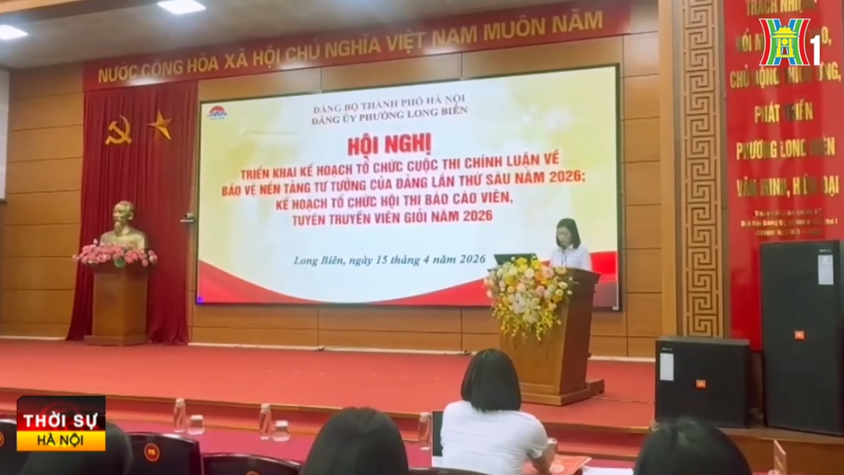 Phường Long Biên phát động Cuộc thi chính luận và Hội thi Báo cáo viên giỏi