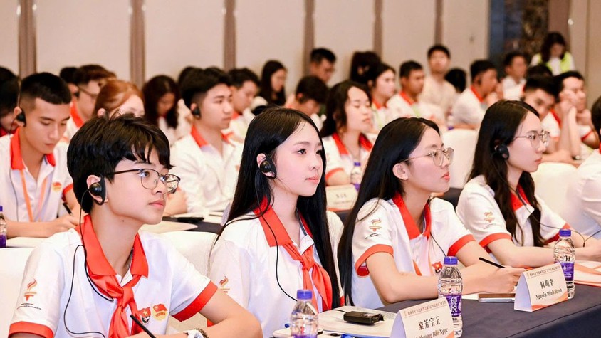 Học sinh phường Cửa Nam tự tin kể chuyện lịch sử và tình hữu nghị