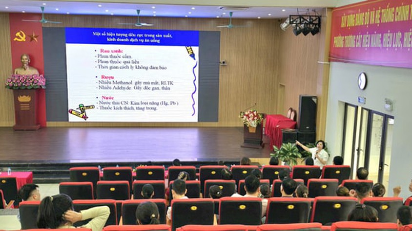 Phường Thượng Cát tập huấn kỹ năng bảo đảm an toàn thực phẩm