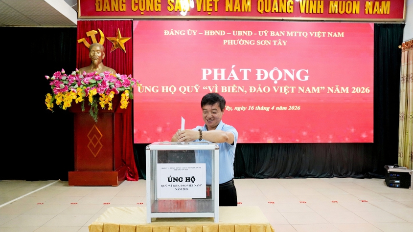 SƠN TÂY PHÁT ĐỘNG ỦNG HỘ QUỸ 