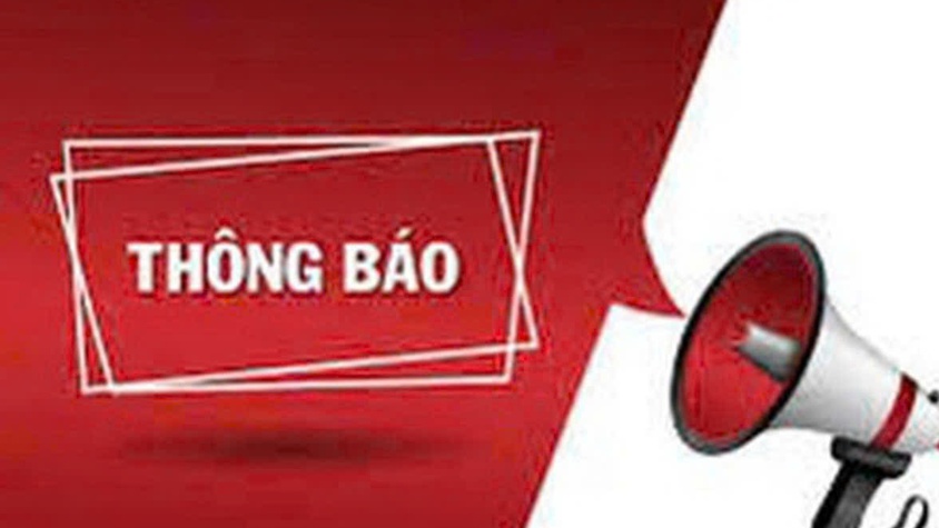 THÔNG BÁO VỀ CÔNG TÁC BẢO VỆ MÔI TRƯỜNG