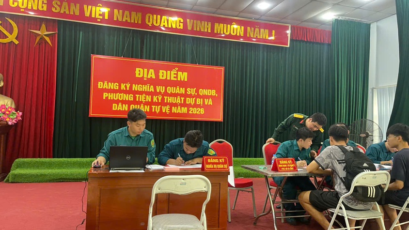Phường Xuân Đỉnh: đăng ký nghĩa vụ quân sự tuổi 17 năm 2026
