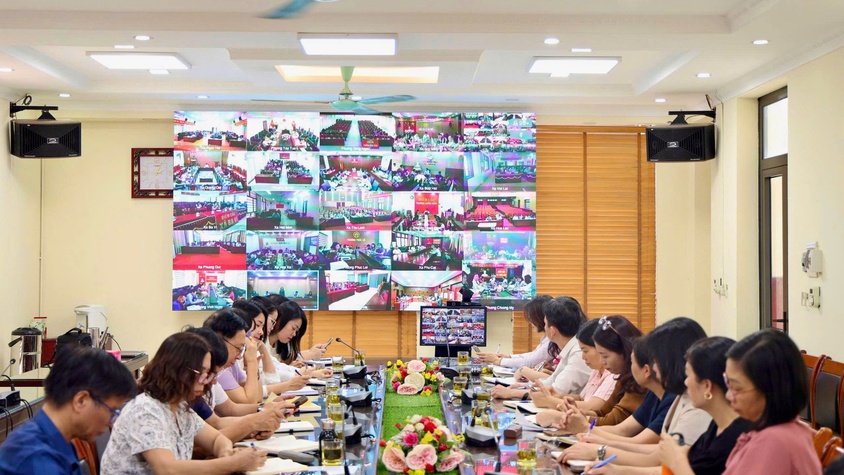 Xã Thiên Lộc tham dự cuộc họp trực tiếp kết hợp trực tuyến, đánh giá kết quả khắc phục các 