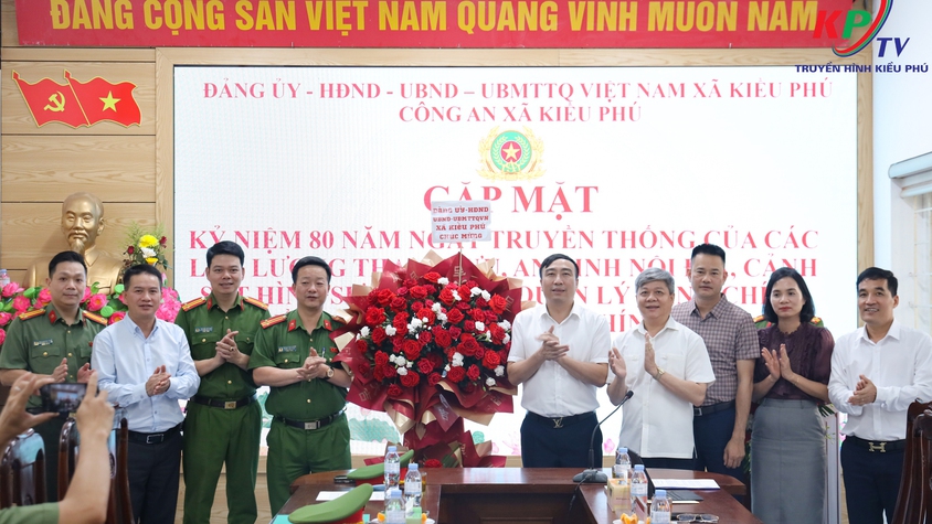Xã Kiều Phú: Kỷ niệm 80 năm ngày truyền thống các lực lượng trong CAND