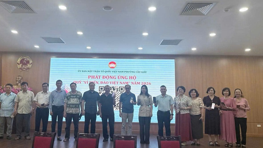 ỦY BAN MẶT TRẬN TỔ QUỐC VIỆT NAM PHƯỜNG CẦU GIẤY PHÁT ĐỘNG ỦNG HỘ QUỸ 