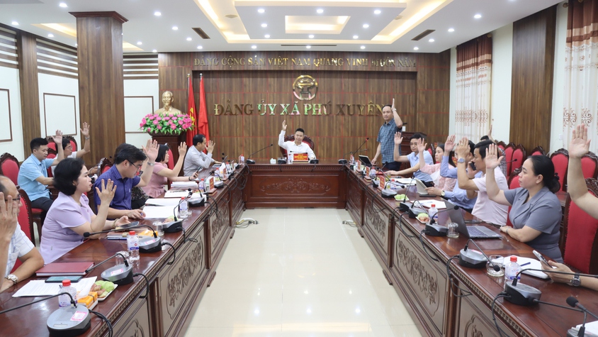 Hội nghị lần thứ sáu Ban Chấp hành Đảng bộ xã Phú Xuyên khóa I, nhiệm kỳ 2025 – 2030