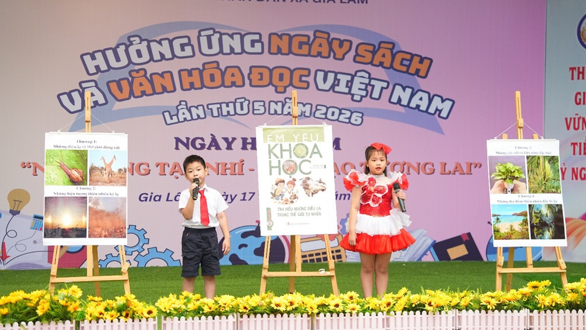 Gia Lâm tổ chức Ngày hội Sách và Văn hóa đọc Việt Nam năm 2026