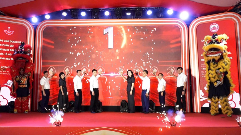 Khai mạc không gian quảng bá sản phẩm đặc sản làng nghề gắn kết văn hoá lễ hội Bình Đà xuân Bính Ngọ 2026