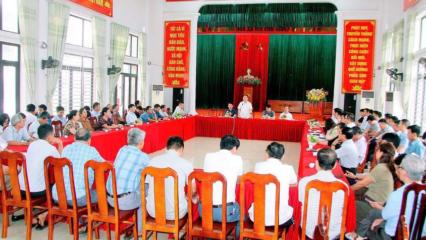 Phúc Sơn triển khai thi công các dự án đầu tư xây dựng, tạo động lực phát triển hạ tầng năm 2026