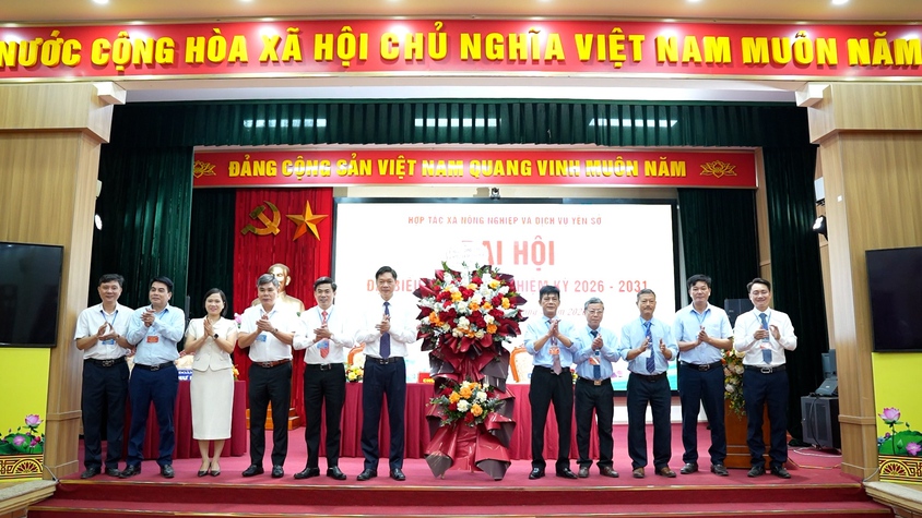 HTX nông nghiệp và Dịch vụ Yên Sở tổ chức Đại hội đại biểu thành viên nhiệm kỳ 2026-2031