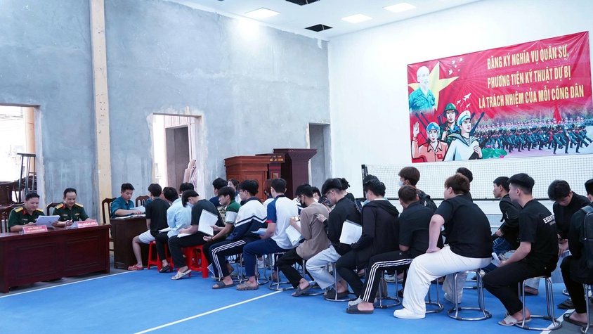 Phường Chương Mỹ tiếp tục tổ chức đăng ký nghĩa vụ quân sự năm 2026