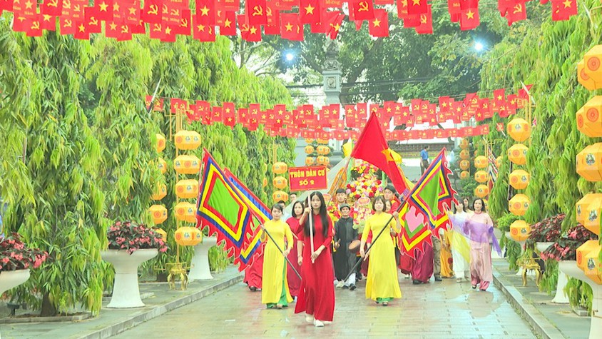 Nhân dân Hát Môn dâng lễ tưởng niệm 1983 năm Ngày giỗ Hai Bà