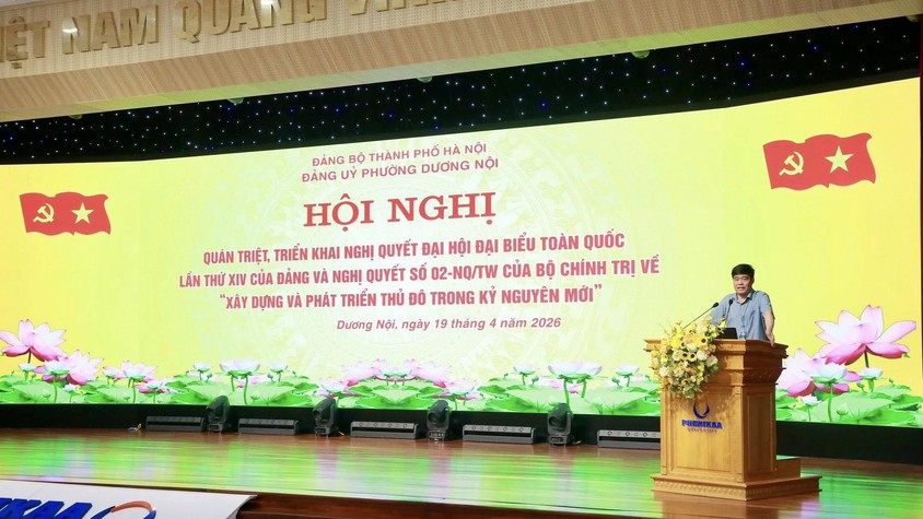 Đảng uỷ phường Dương Nội quán triệt, triển khai Nghị quyết Đại hội XIV của Đảng và Nghị quyết 02 của Bộ Chính trị về xây dựng, phát triển Thủ đô trong kỷ nguyên mới