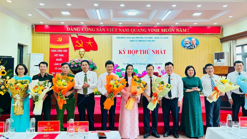 PHƯỜNG VĂN MIẾU - QUỐC TỬ GIÁM KIỆN TOÀN NHÂN SỰ, BẢO ĐẢM BỘ MÁY HOẠT ĐỘNG THÔNG SUỐT