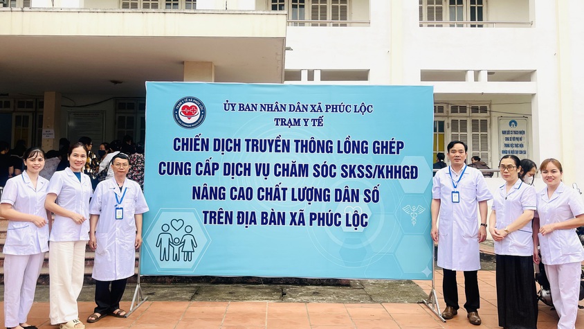 Xã Phúc Lộc tổ chức triển khai Chiến dịch truyền thông lồng ghép cung cấp dịch vụ chăm sóc sức khỏe sinh sản-kế hoạch hóa gia đình