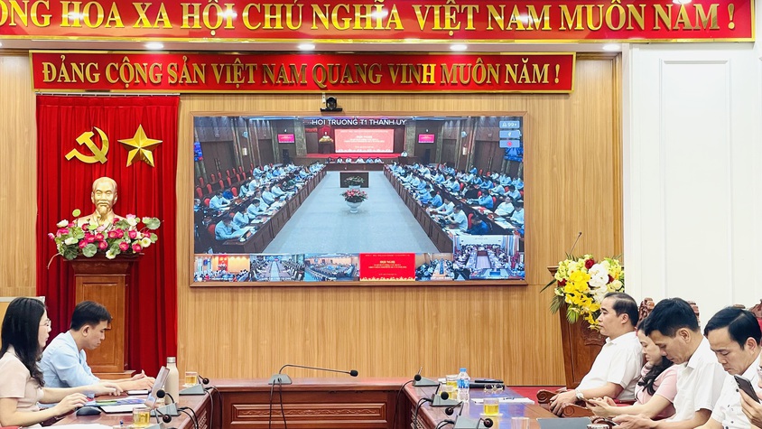 Thành uỷ Hà Nội tổ chức Hội nghị giao ban công tác Quý I, triển khai nhiệm vụ Quý II năm 2026