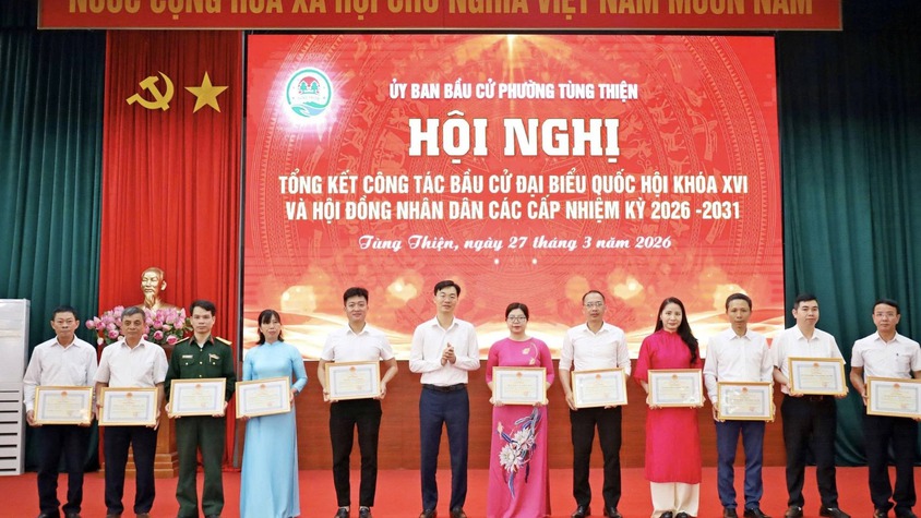 Phường Tùng Thiện: Dấu ấn thành công từ cuộc bầu cử dân chủ, an toàn, đúng luật